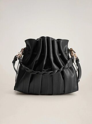 Černá crossbody kabelka Mango Acordeon