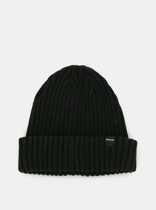Čierna čiapka Jack & Jones Denny