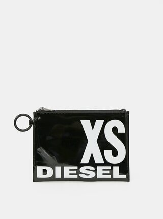 Černé lesklé psaníčko s nápisem Diesel