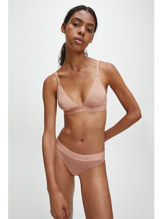 Calvin Klein béžová podprsenka Unlined Triangle