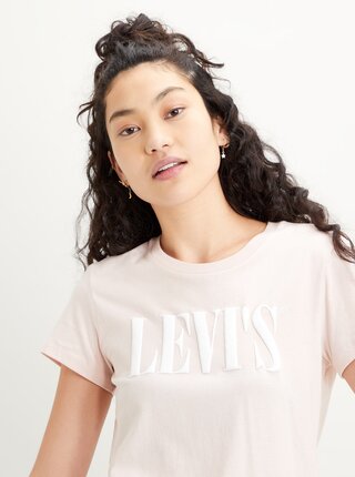Světle růžové dámské tričko Levi's®