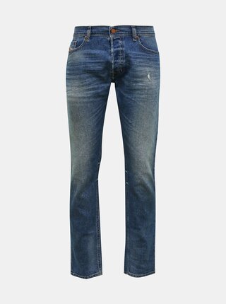 Modré pánské slim fit džíny Diesel