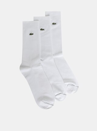 Bílé ponožky Lacoste