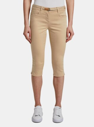 Pantaloni chino pentru femei Tom Tailor - bej