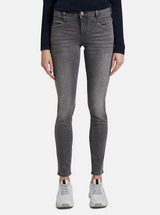 Šedé dámské skinny fit džíny Tom Tailor