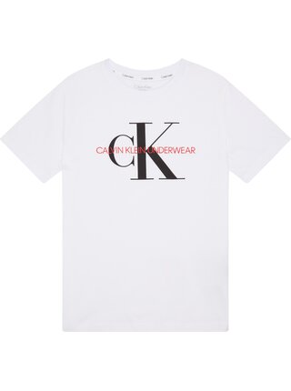Calvin Klein bílé chlapecké tričko Tee