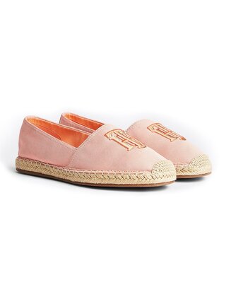 Tommy Hilfiger meruňkové espadrilky Monogram Nautical Espadrilles