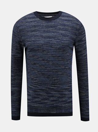 Modrý vzorovaný sveter Jack & Jones Jeans
