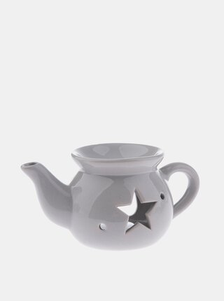 Šedá keramická aromalampa Dakls