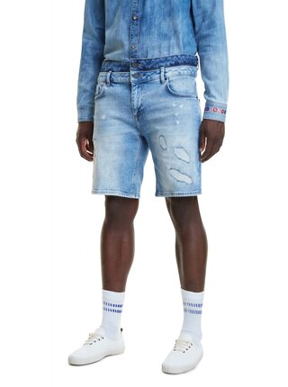 Desigual pánské džínové kraťasy Denim Azriel