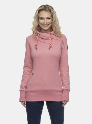 Růžová dámská mikina Ragwear