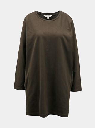 Khaki volné šaty Miss Selfridge