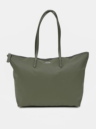 Zelený shopper Lacoste