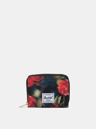 Čierna vzorovaná peněženka Herschel Supply