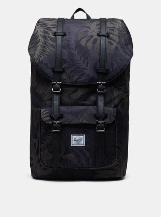 Černý vzorovaný batoh Herschel Supply