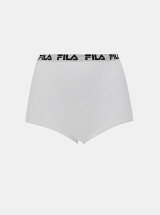 Bílé kalhotky s vysokým pasem FILA
