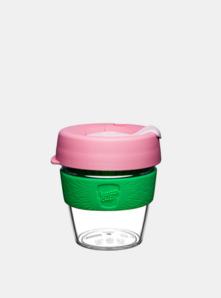 Ružový plastový cestovný hrnček KeepCup Clear Willow small 227 ml