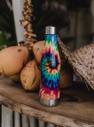 Modrá vzorovaná termolahev GLACIAL 400 ml