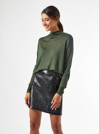 Khaki volný lehký svetr Dorothy Perkins