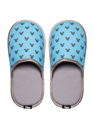 Slippsy modré unisex domácí pantofle Mickey