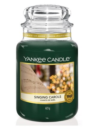Yankee Candle vonná svíčka Singing Carols Classic velká