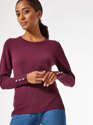 Pulovere pentru femei Dorothy Perkins Petite - bordo