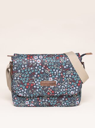 Šedá květovaná crossbody kabelka Brakeburn