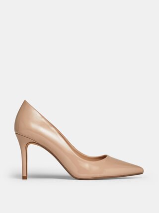 Béžové lesklé lodičky Dorothy Perkins