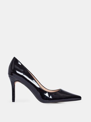 Čierne lesklé lodičky Dorothy Perkins
