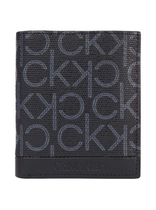 Calvin Klein černá peněženka Trifold 6cc W/Coin