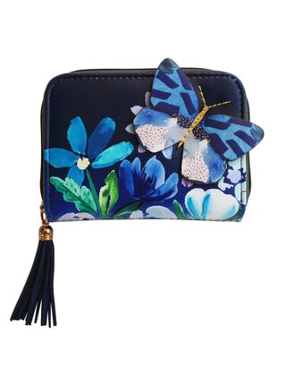 Disaster modro-šedá peněženka Papillon Purse