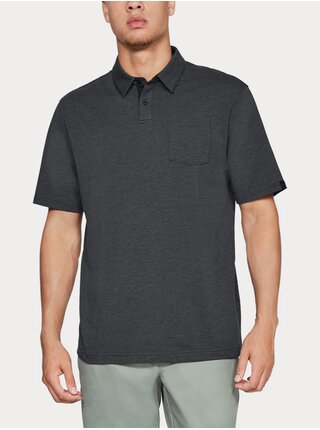 Tričko Under Armour CC Scramble Polo-BLK