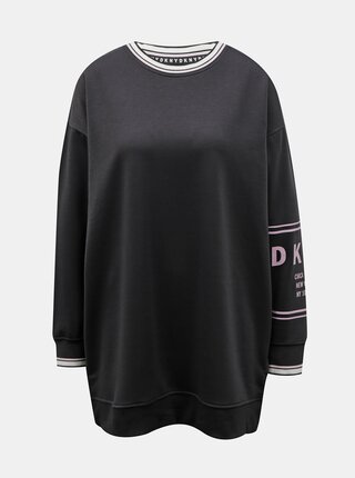 Černá dlouhá mikina DKNY