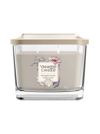 Yankee Candle vonná svíčka Sunlight Sands hranatá střední 3 knoty