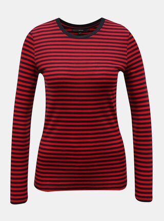 Červené pruhované tričko VERO MODA
