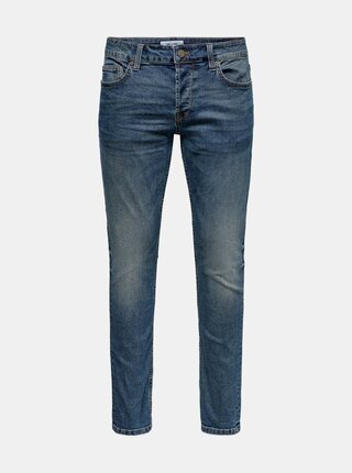 Modré slim fit džíny ONLY & SONS Loom