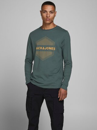 Zelené tričko Jack & Jones Pendent