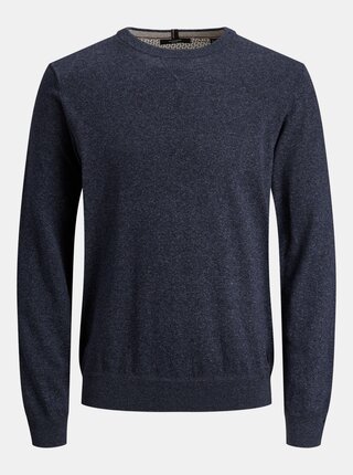 Modrý svetr s příměsí kašmíru Jack & Jones