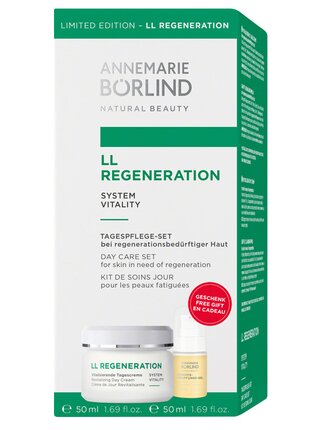 Annemarie Börlind Dárková sada LL Regeneration Denní krém 50 ml + Pleťové zpevňující sérum 15 ml
