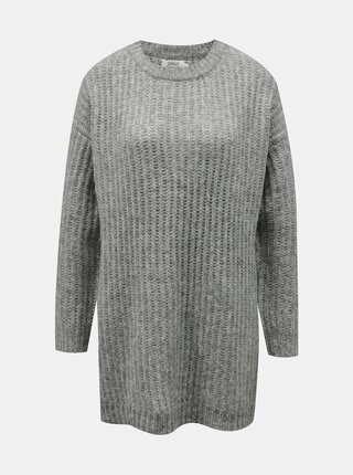 Světle šedý basic svetr ONLY New Chunky