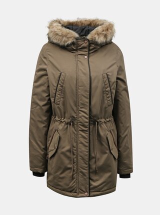 Hnědá zimní parka VERO MODA
