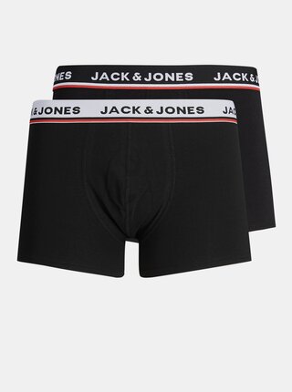 Sada dvoch čiernych boxeriek Jack & Jones