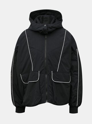 Čierny dámsky anorak s kapucou Converse