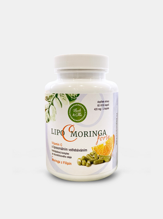 Vitamin C Moringa forte 60 kapslí Herb & Me (420 mg)