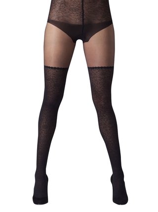 Dres negru Gipsy cu model dantela