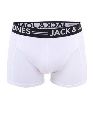 Bílé boxerky Jack & Jones Sense