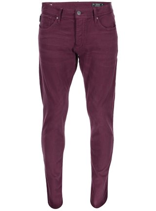 Pantaloni slim fit bordo Jack & Jones Glenn