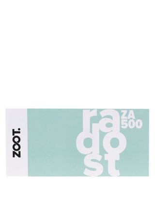 Dárkový poukaz na ZOOT v hodnotě 500 Kč