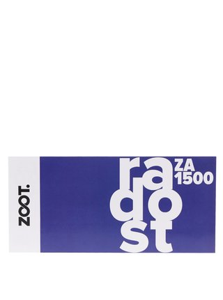 Dárkový poukaz na ZOOT v hodnotě 1 500 Kč