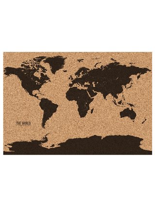 Korková mapa světa Gift Republic